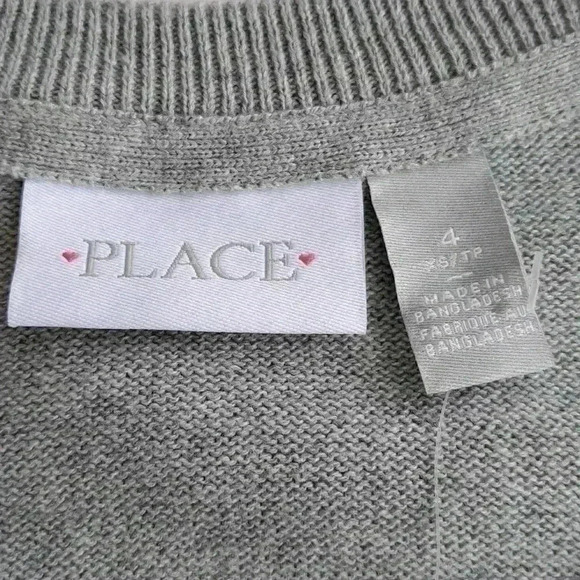 The Children’s Place  Girls Uniform V Neck Cardigan - Picture 4 of 5